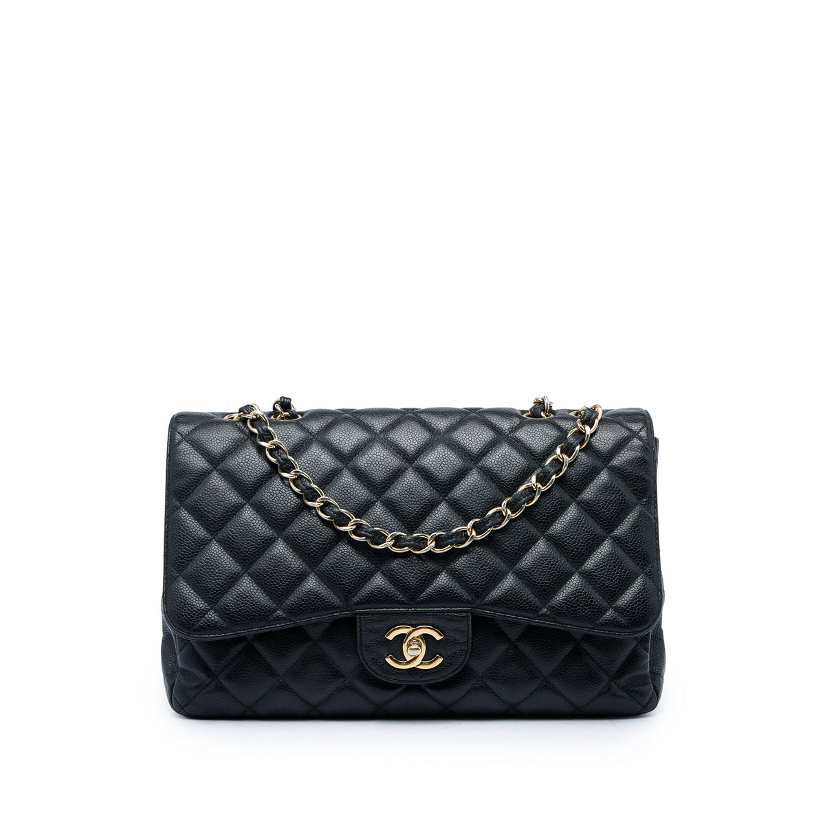 Chanel Jumbo Classic Caviar Single Flap
