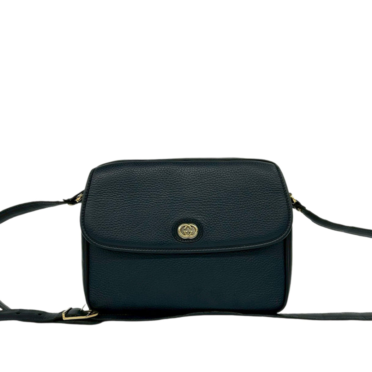 Gucci Leather Interlocking G Crossbody