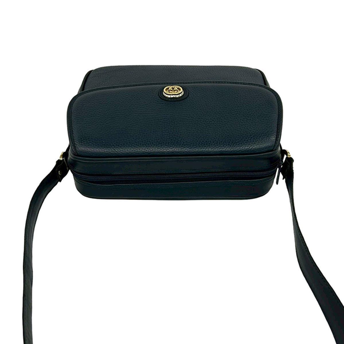 Gucci Leather Interlocking G Crossbody