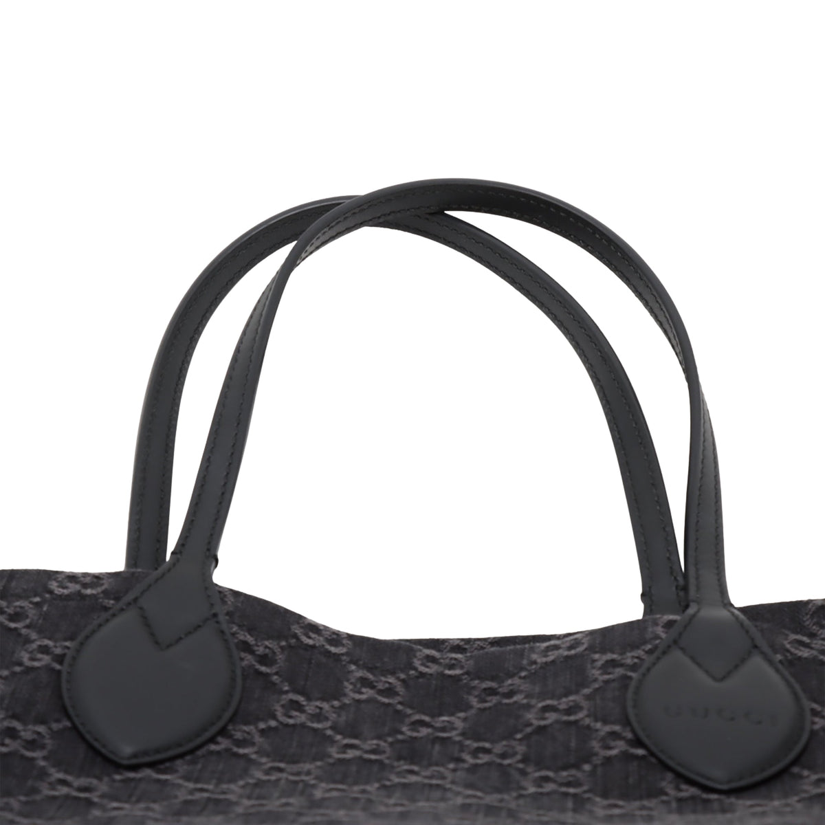 Gucci Large GG Denim Ophidia Tote