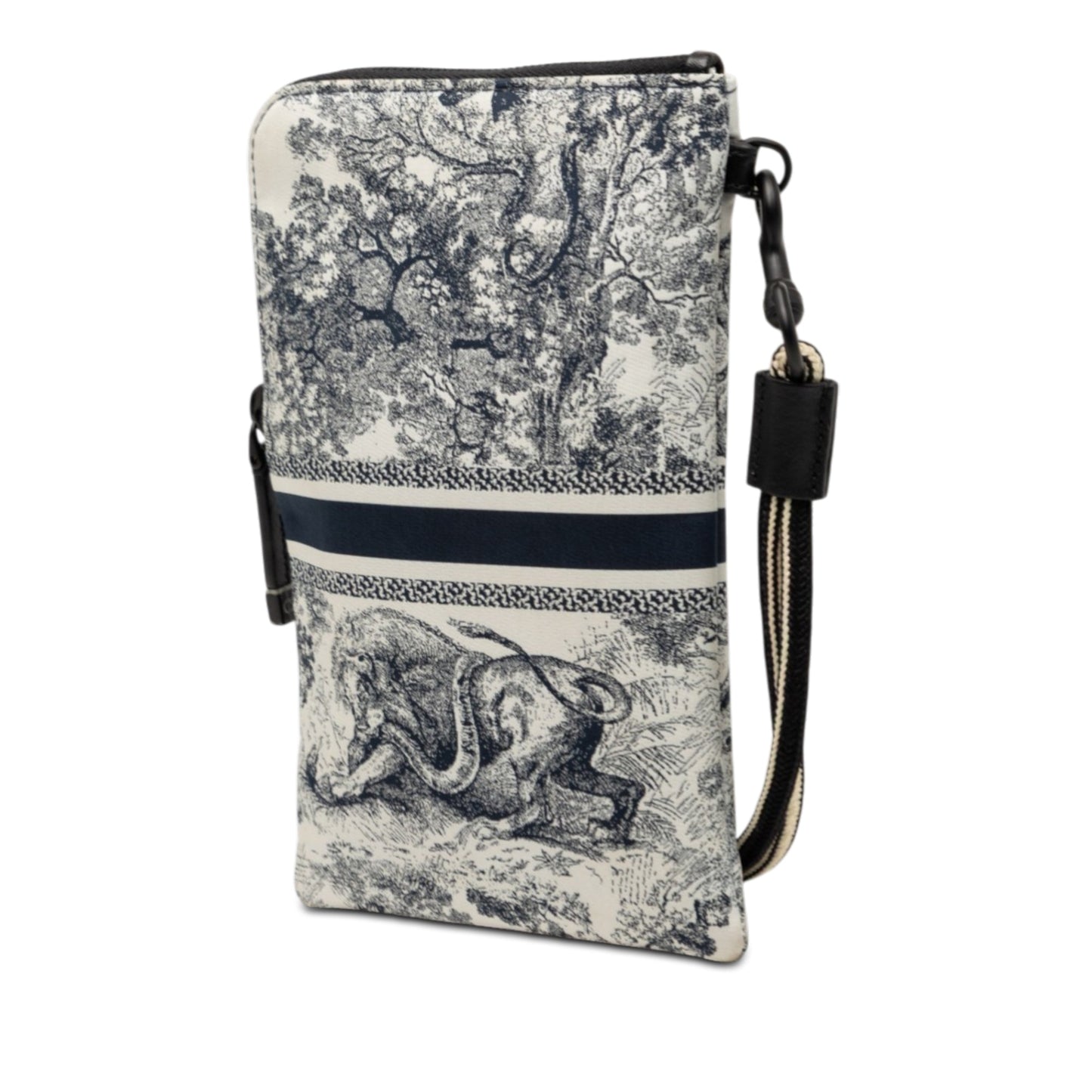 Dior Technical Fabric Embroidered Toile De Jouy DiorTravel Multifunction Pouch