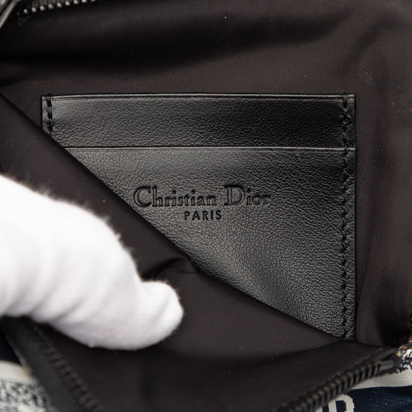 Dior Technical Fabric Embroidered Toile De Jouy DiorTravel Multifunction Pouch