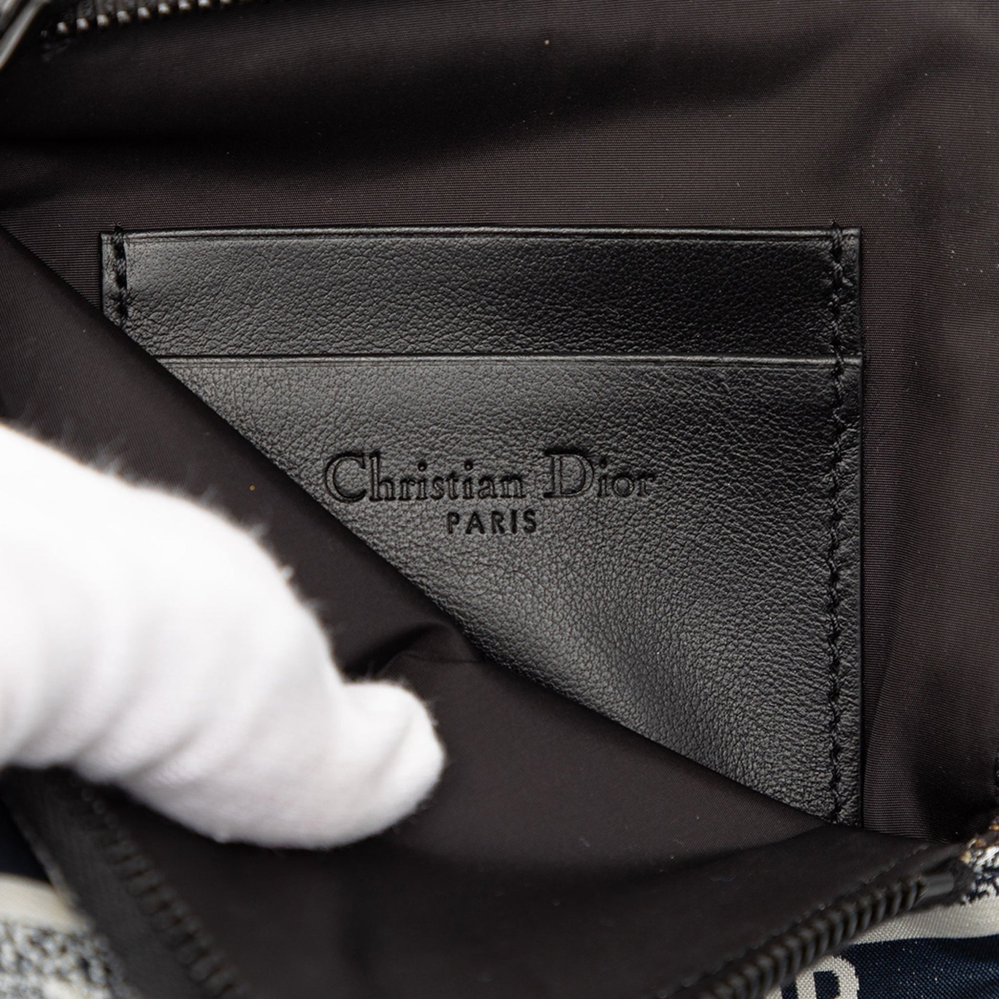 Dior Technical Fabric Embroidered Toile De Jouy DiorTravel Multifunction Pouch