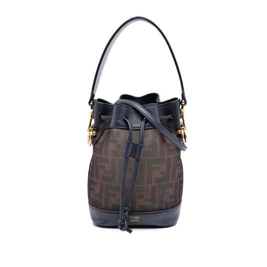 Fendi Mini Zucca Mesh Mon Tresor Bucket Bag