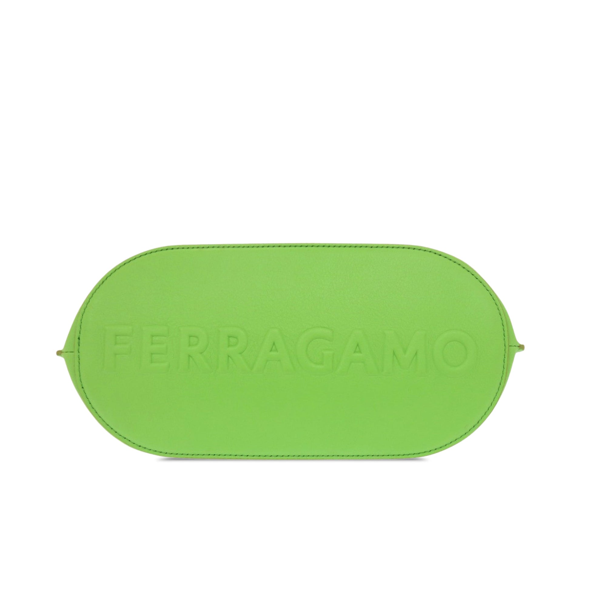 Ferragamo Leather Wristlet Clutch