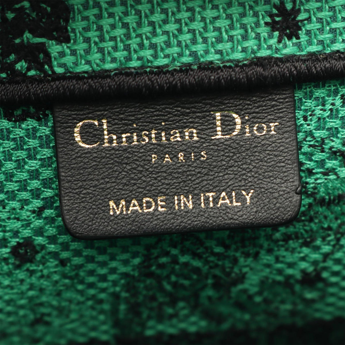 Dior Medium Embroidered Canvas Book Tote