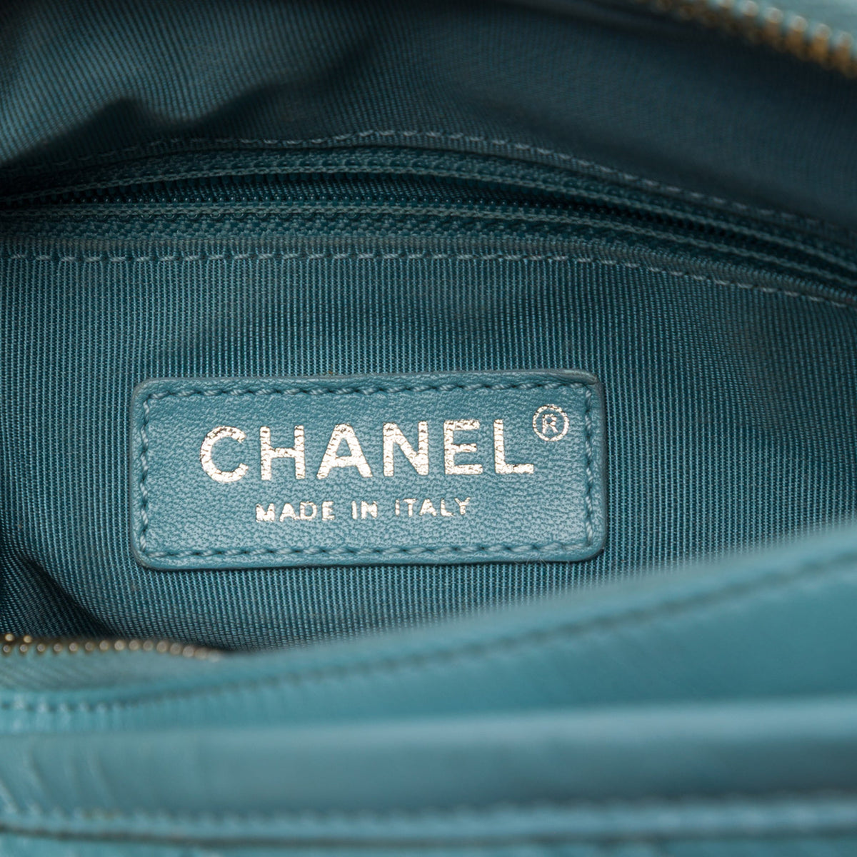 Chanel Small Quilted Aged Calfskin Gabrielle Hobo — Blue