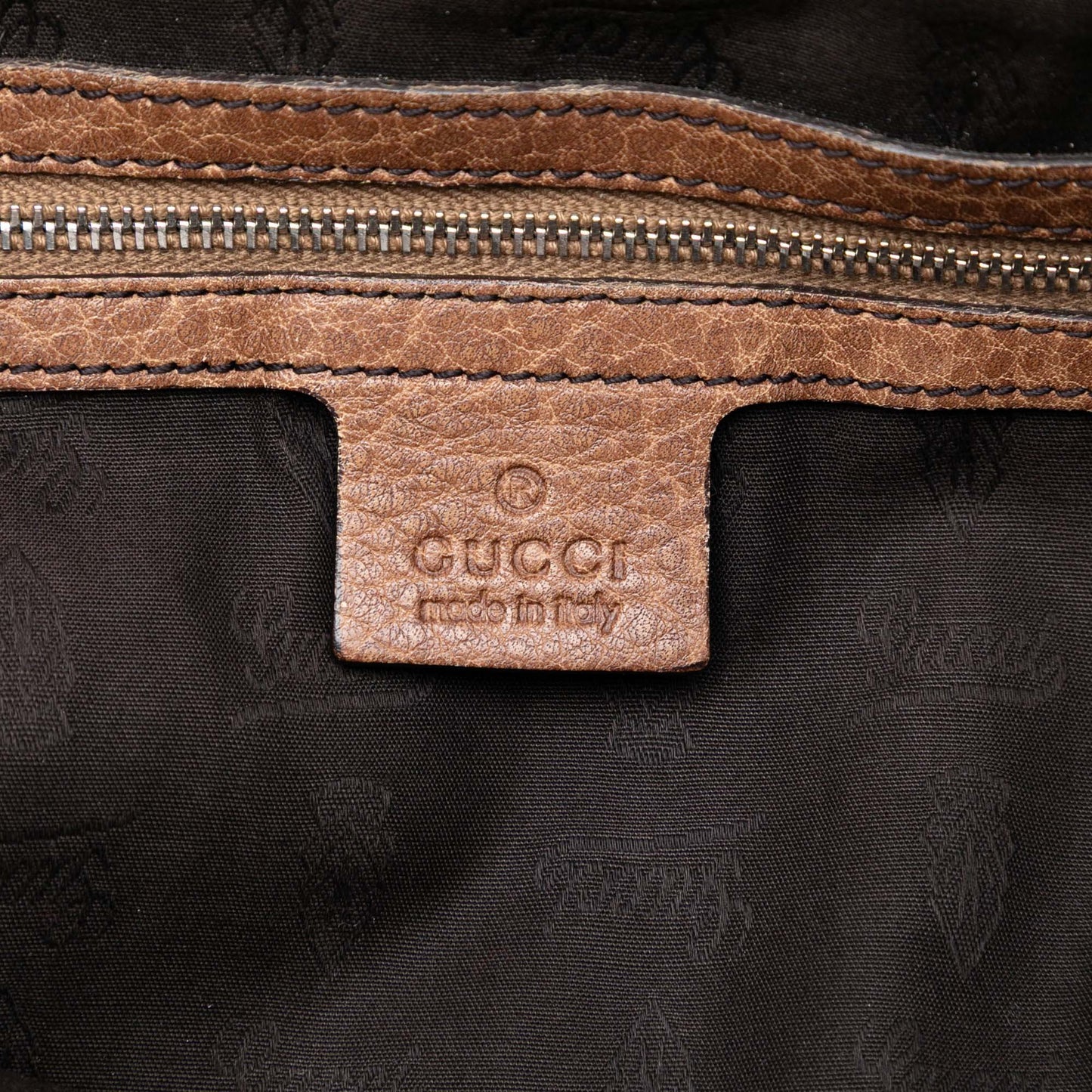 Gucci Medium GG Canvas Bamboo Libeccio Tote