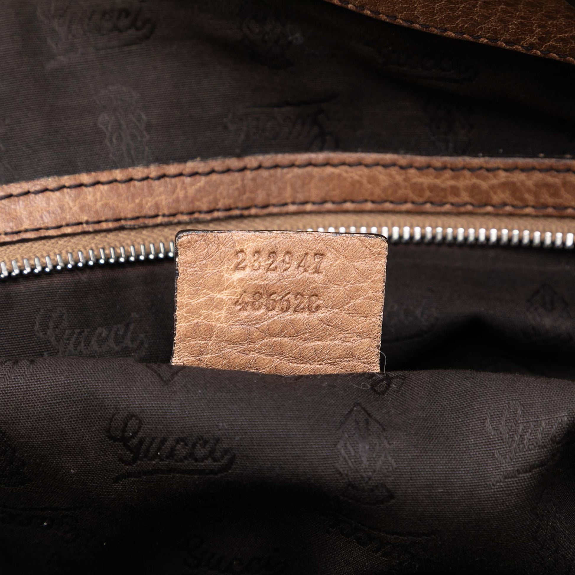 Gucci Medium GG Canvas Bamboo Libeccio Tote