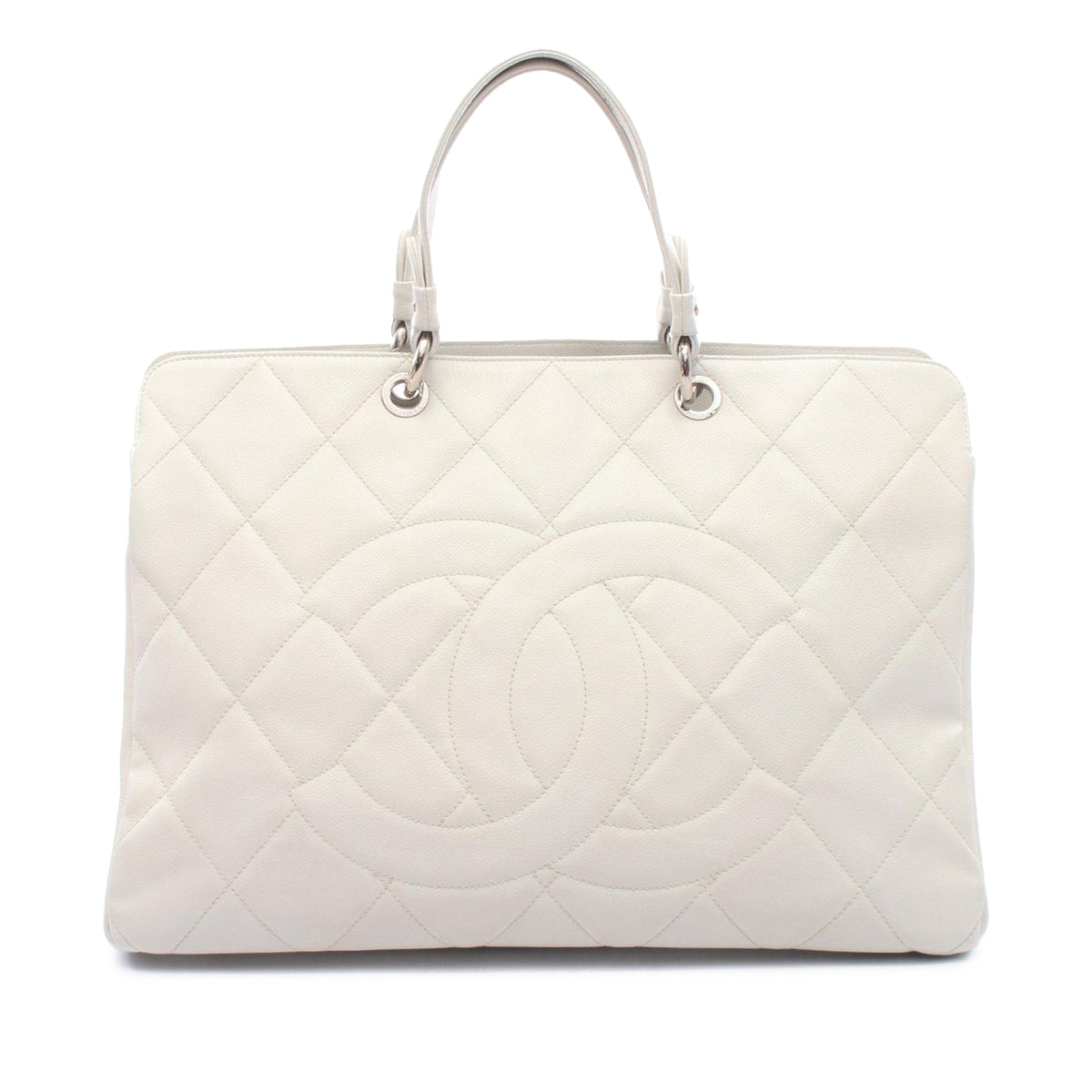 Chanel CC Quilted Caviar Tote