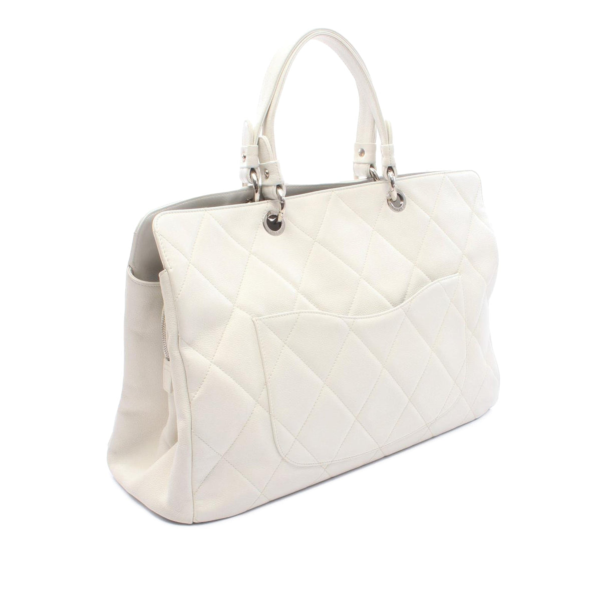 Chanel CC Quilted Caviar Tote