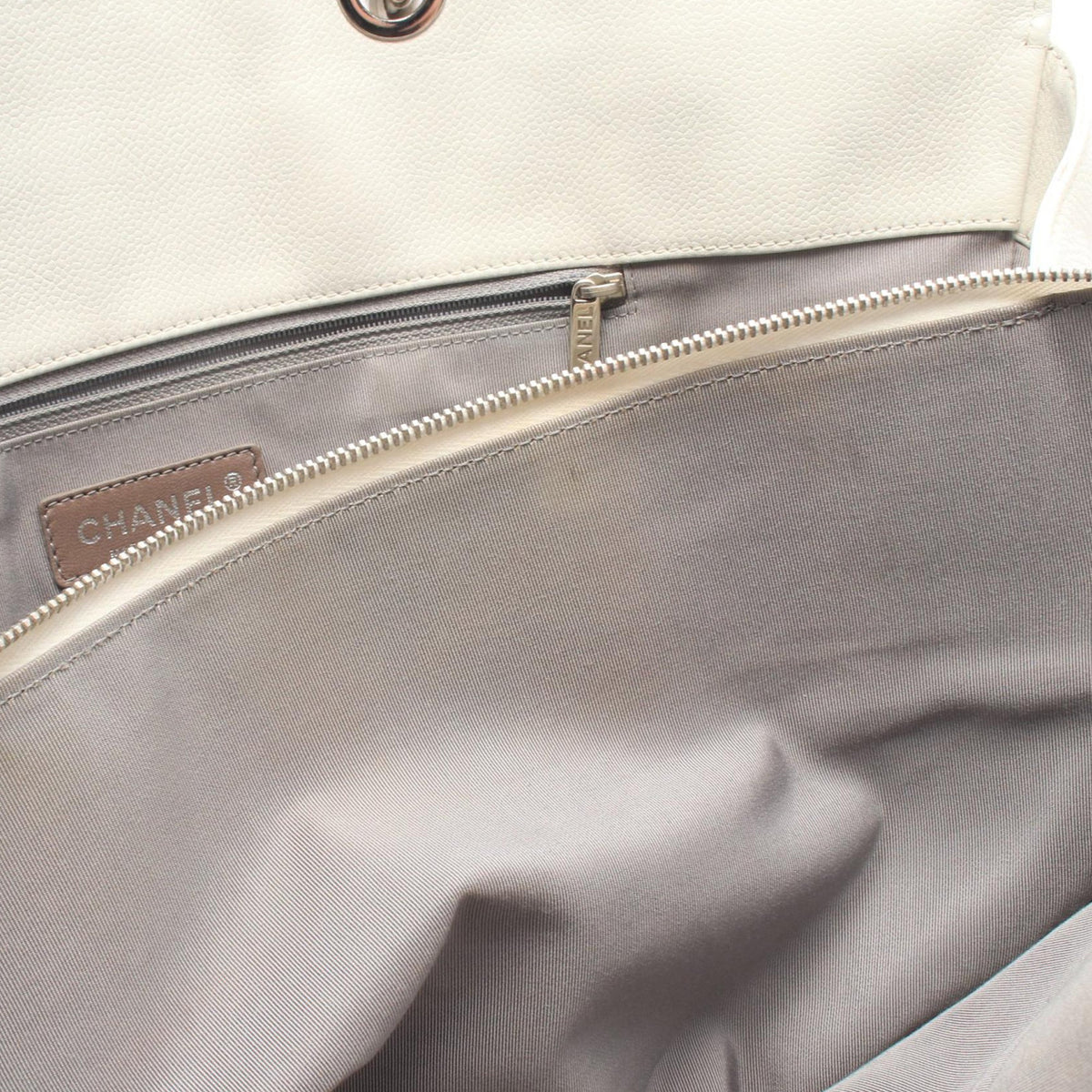Chanel CC Quilted Caviar Tote