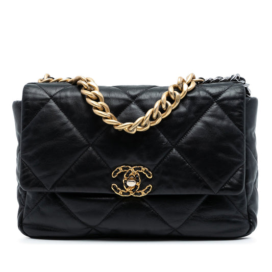 Chanel Large Lambskin 19 Flap