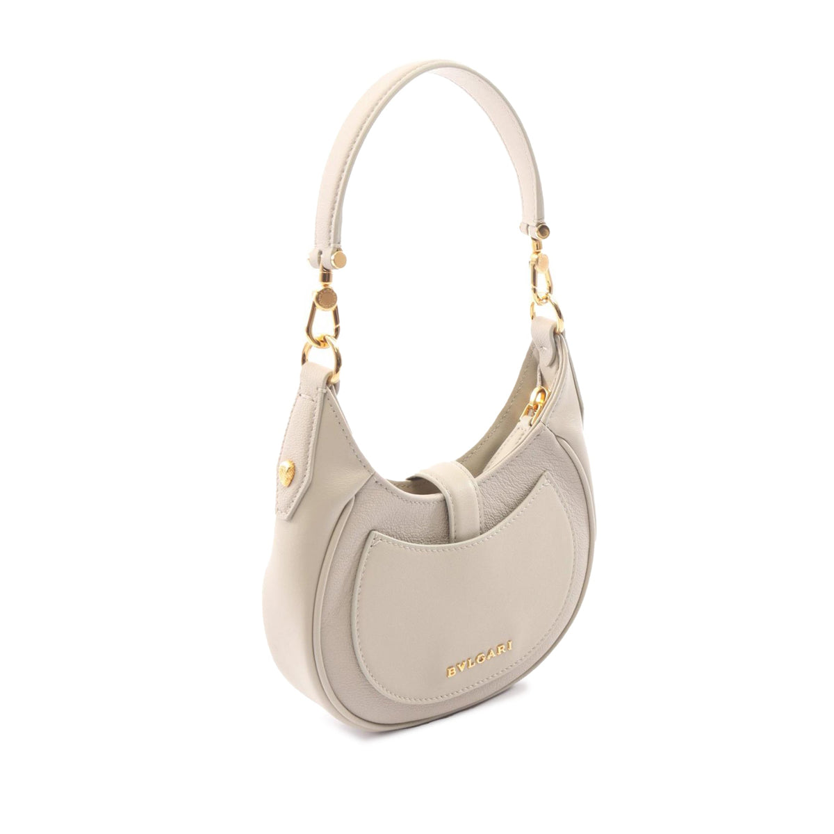 Bvlgari Small Leather Serpenti Ellipse Satchel