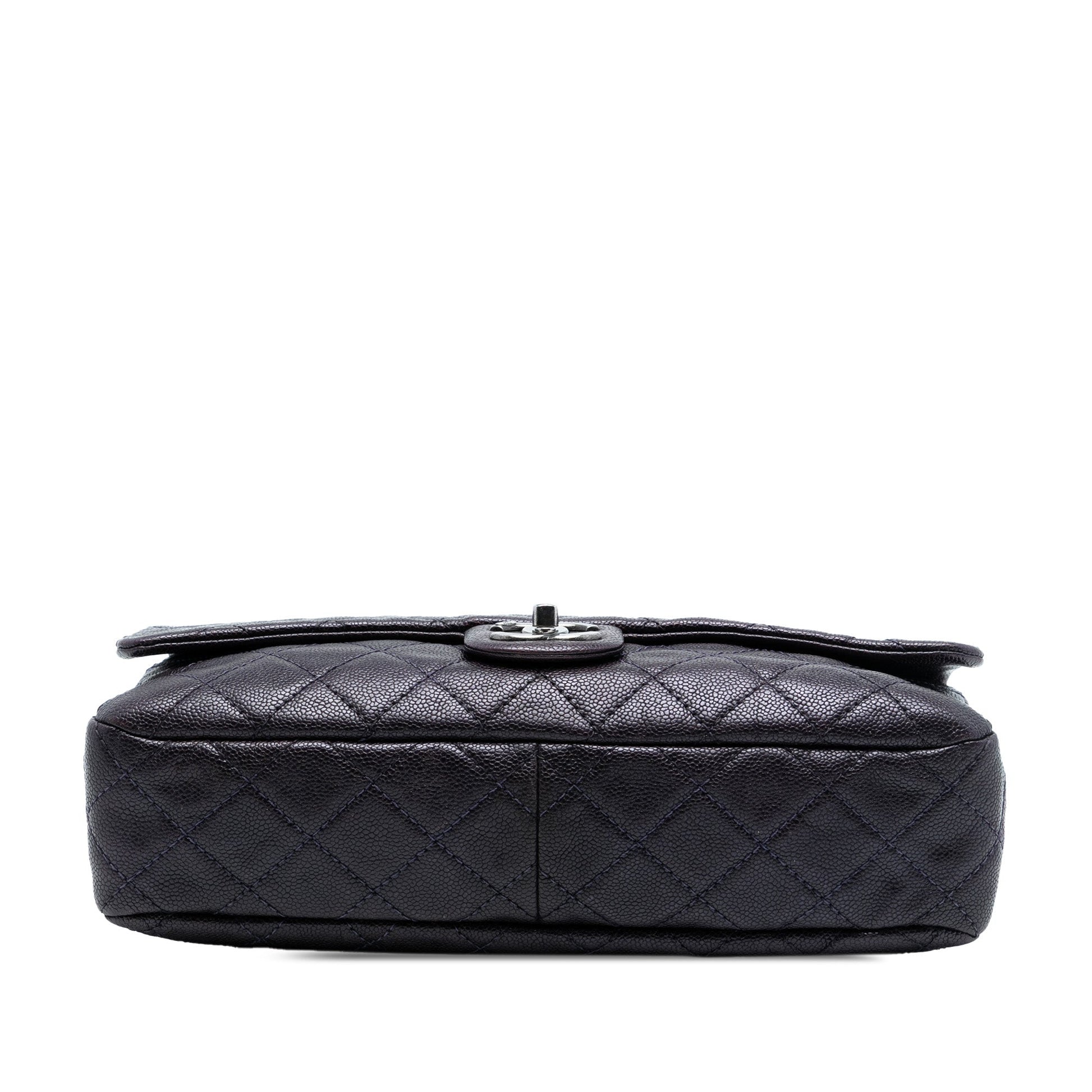 Chanel Jumbo Quilted Iridescent Caviar Easy Flap