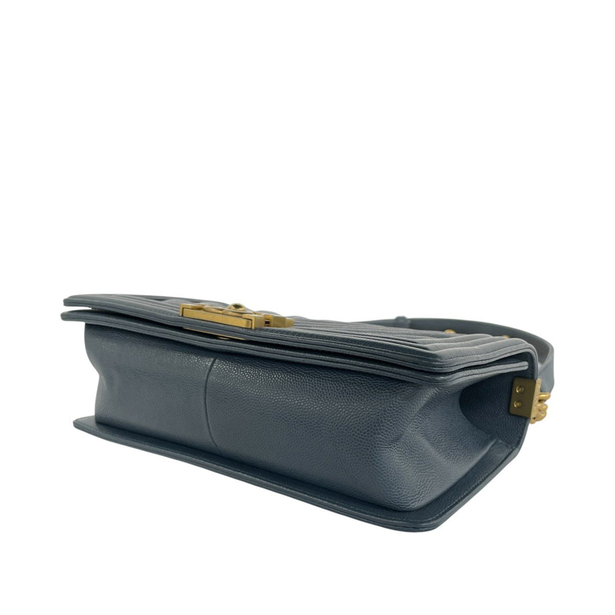 Chanel Old Medium Chevron Calfskin Boy Flap