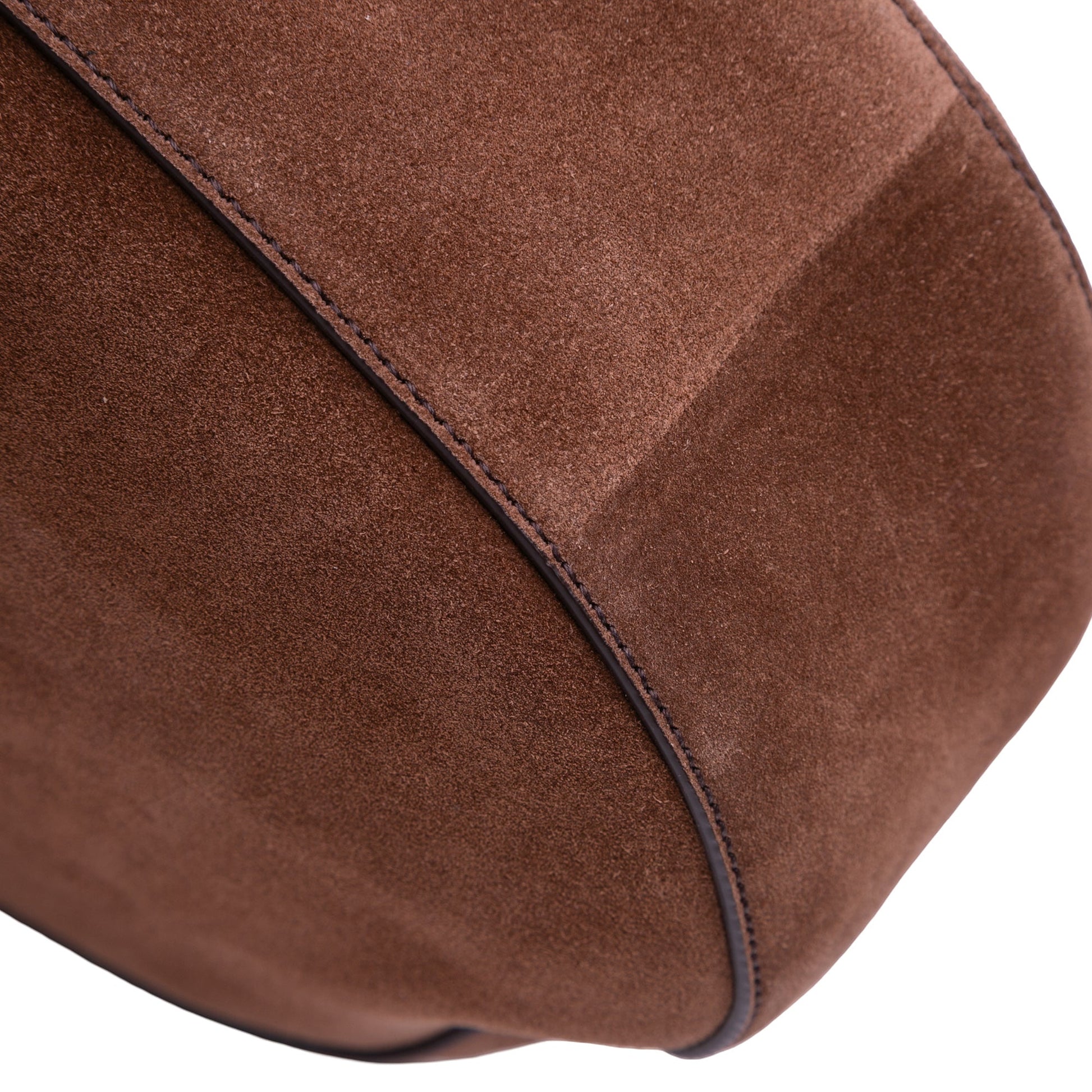 Prada Large Suede Shoulder Bag