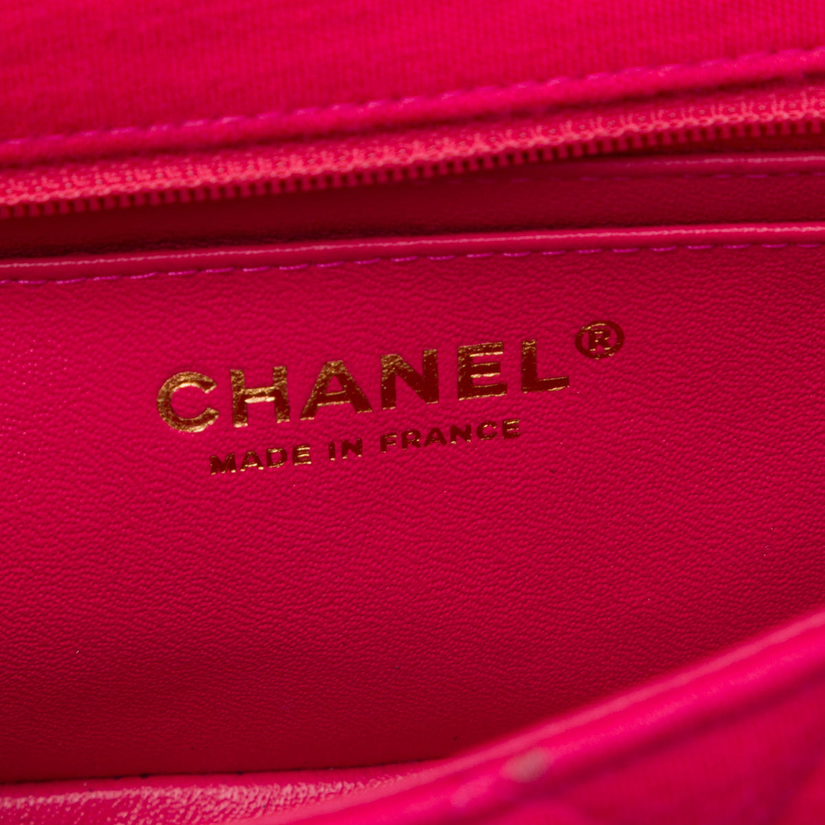 Chanel Mini Rectangular Classic Jersey Single Flap — Pink