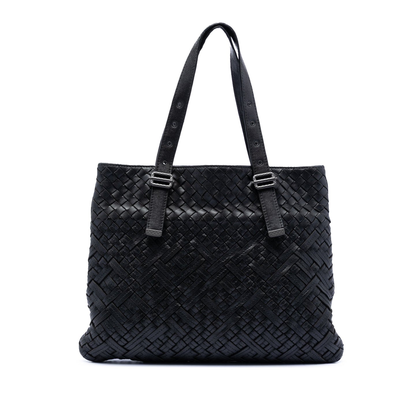 Bottega Veneta Nappa Intrecciato Belted Flat Tote