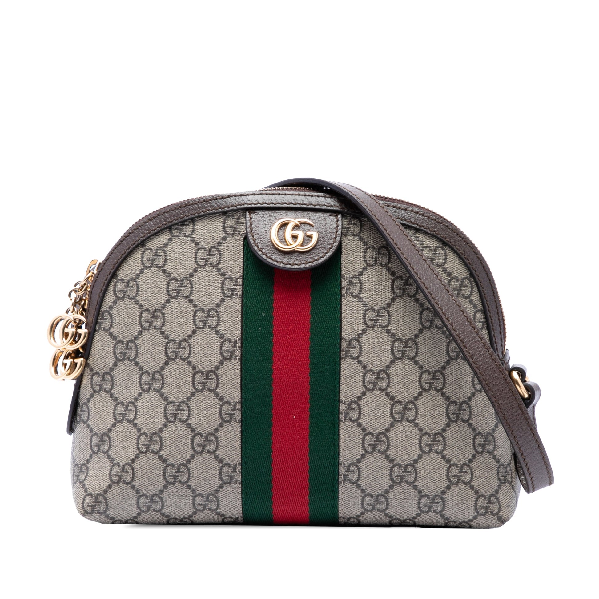 Gucci Small GG Supreme Web Ophidia Dome Crossbody