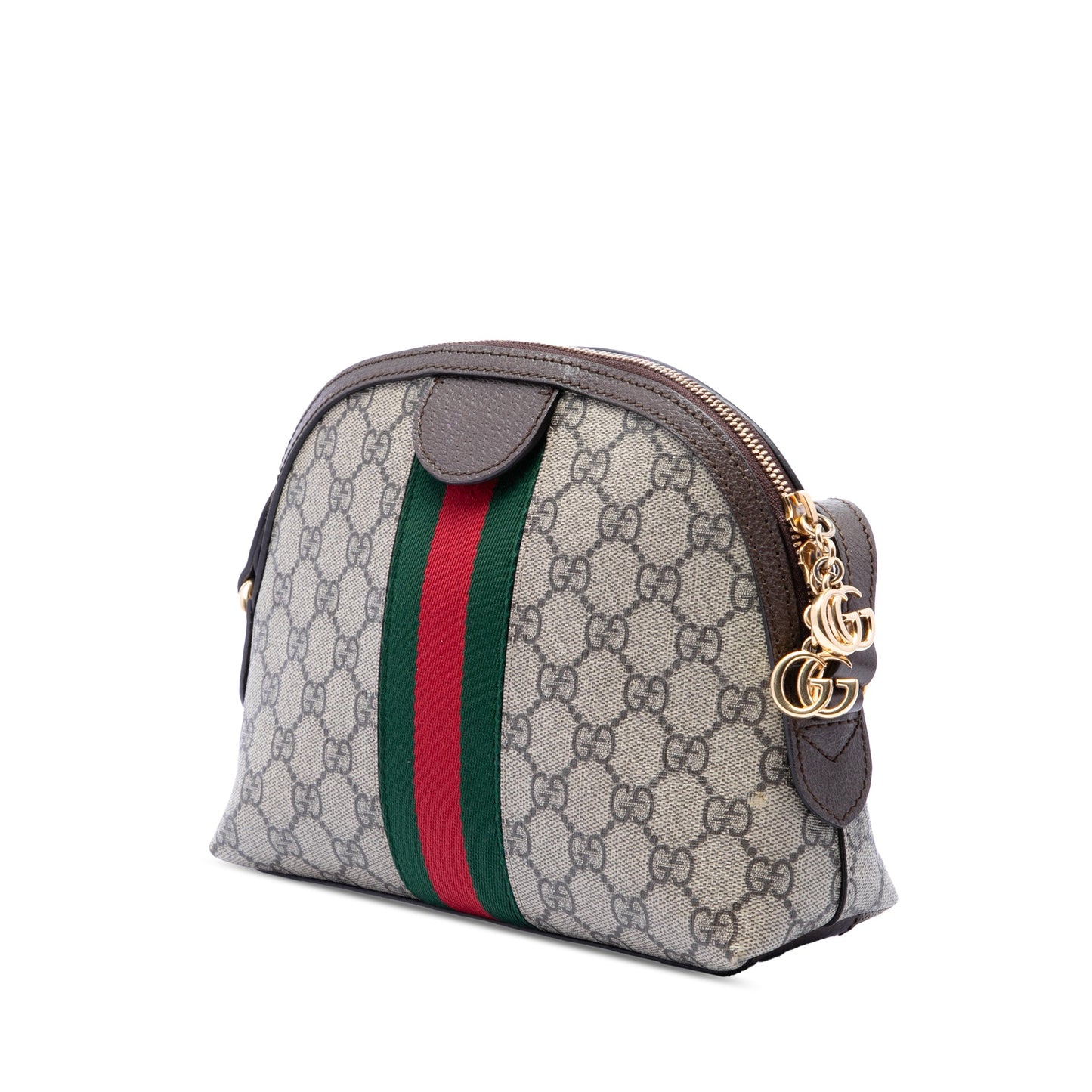 Gucci Small GG Supreme Web Ophidia Dome Crossbody