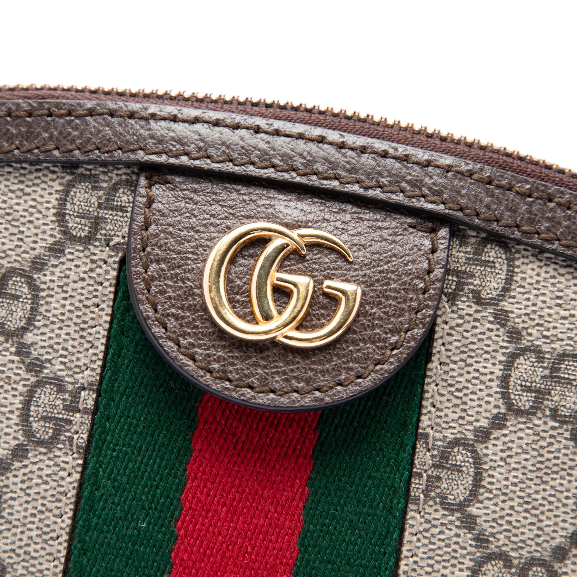 Gucci Small GG Supreme Web Ophidia Dome Crossbody