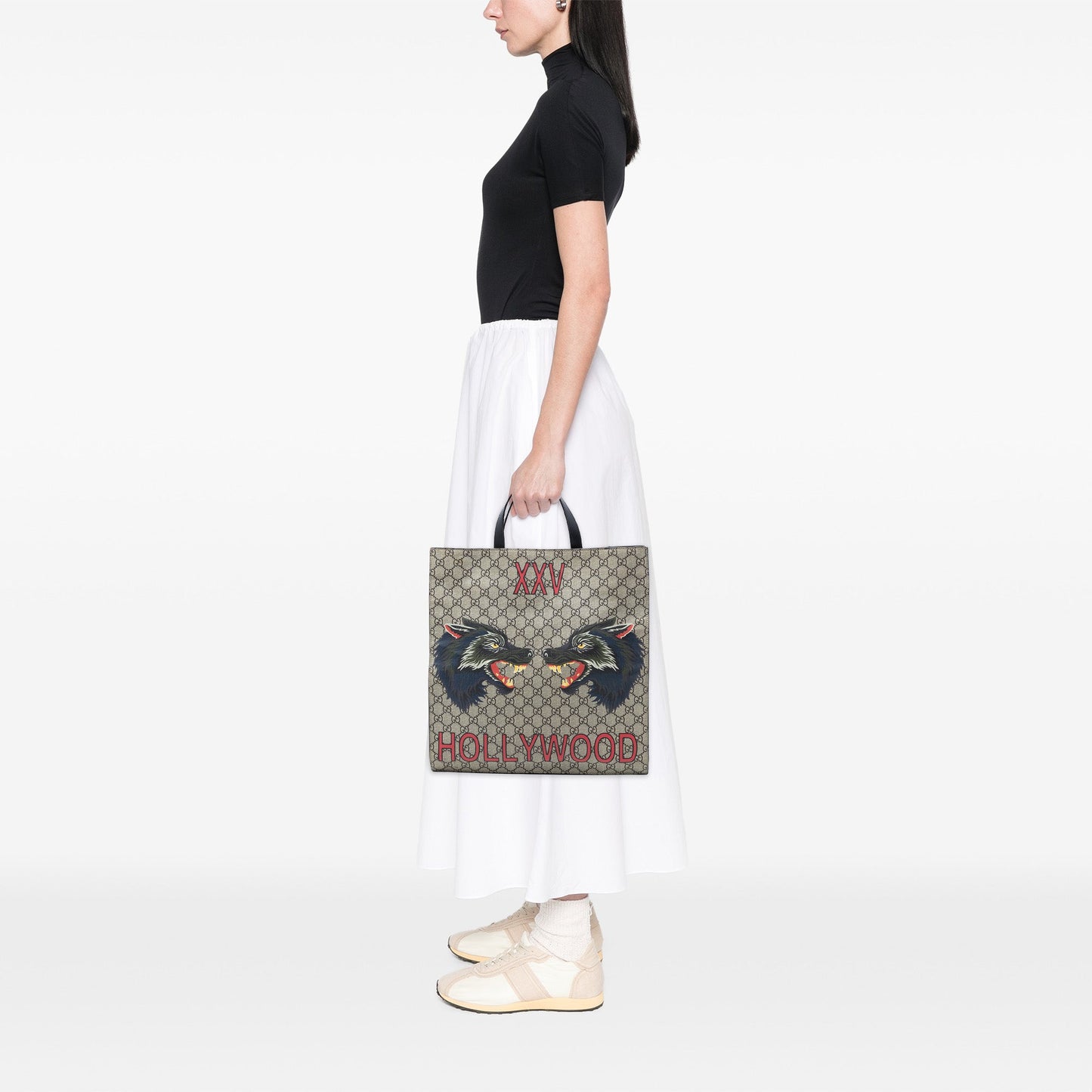 Gucci GG Supreme Wolf Tote