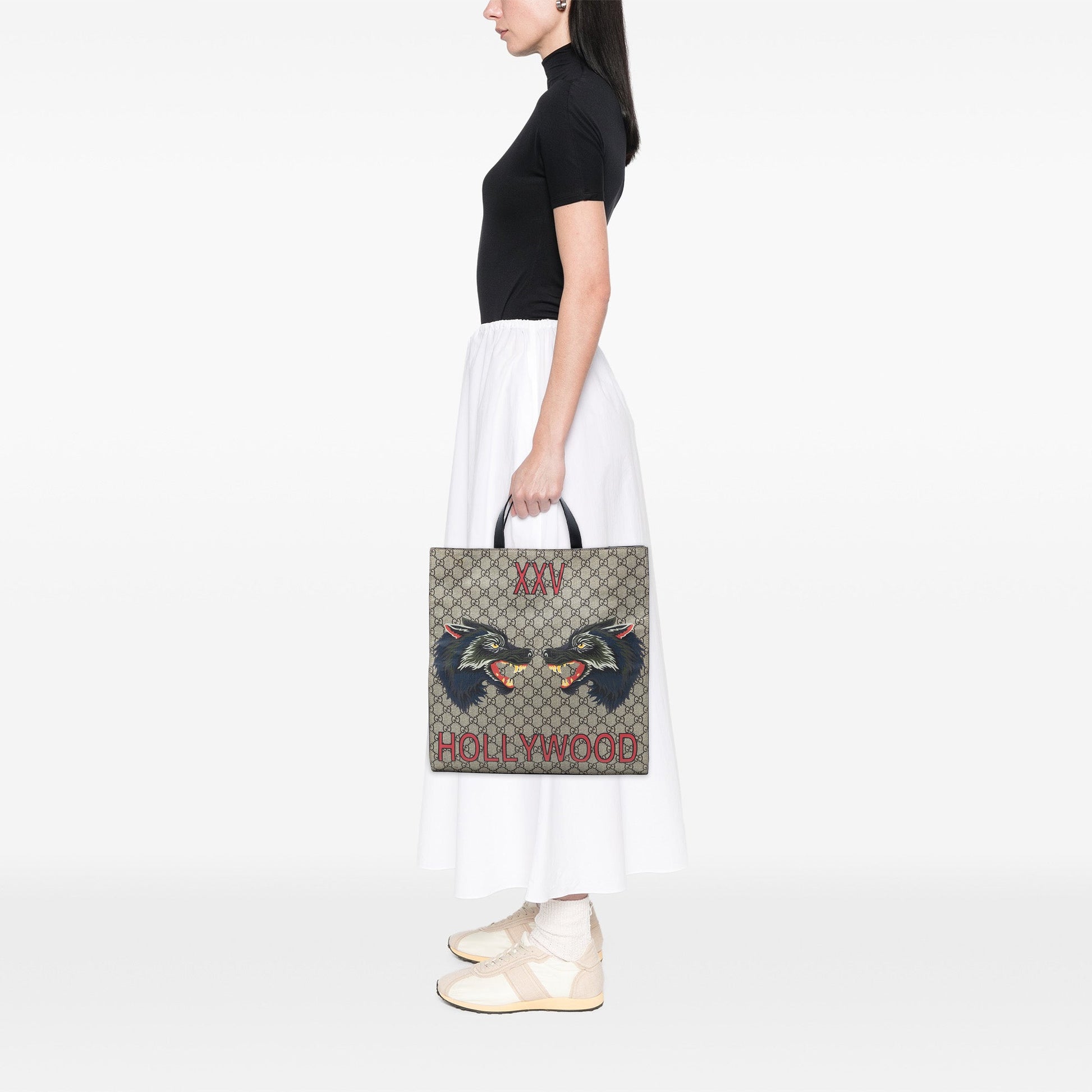 Gucci GG Supreme Wolf Tote