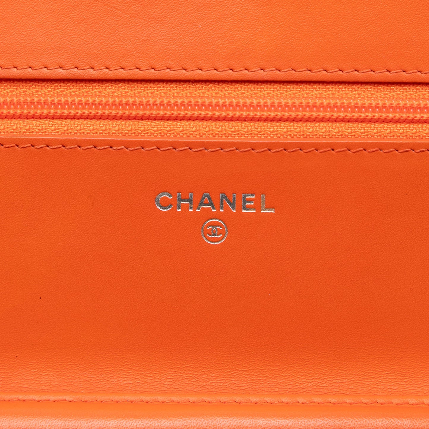 Chanel CC Patent Caviar Wallet On Chain