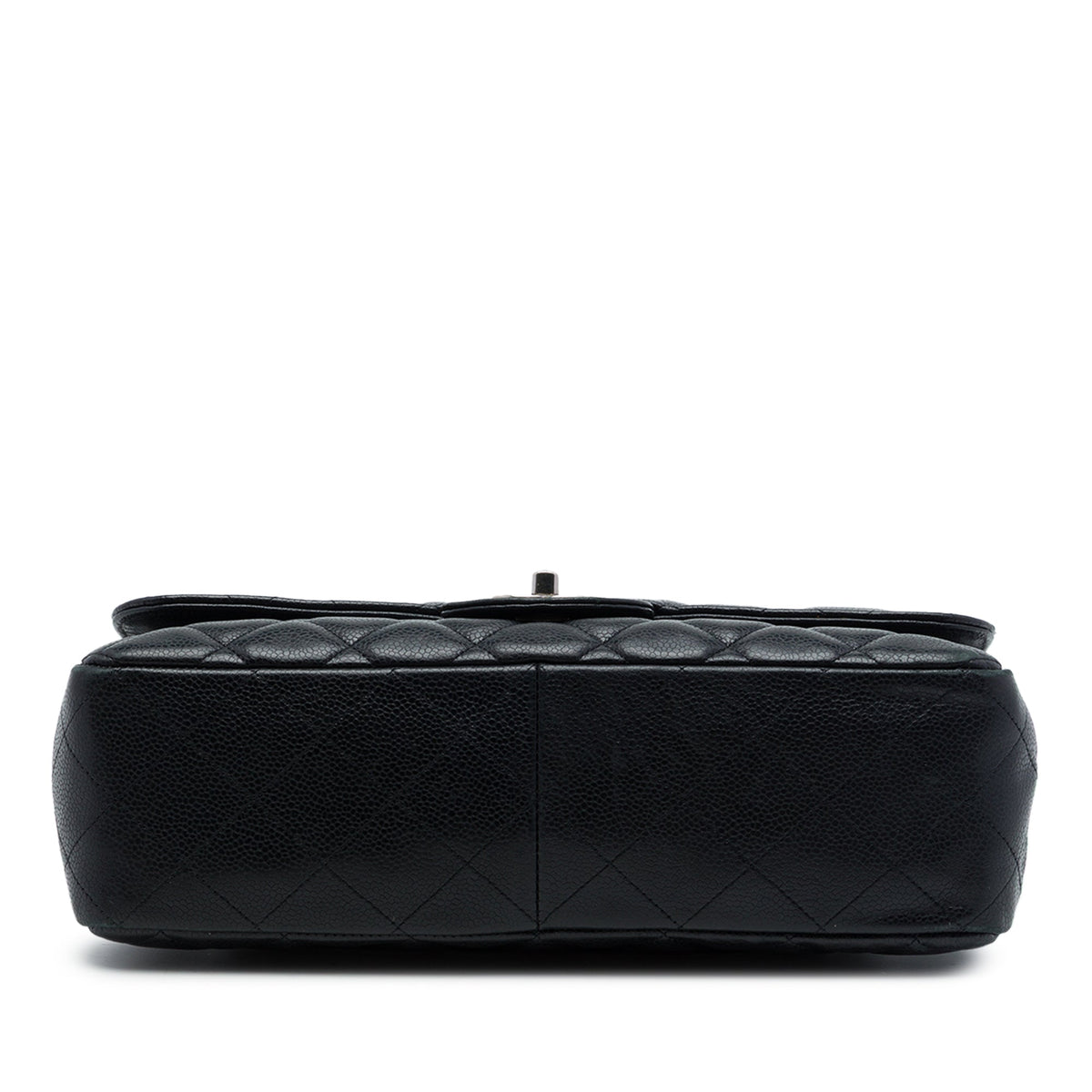 Chanel Jumbo Classic Caviar Single Flap — Black