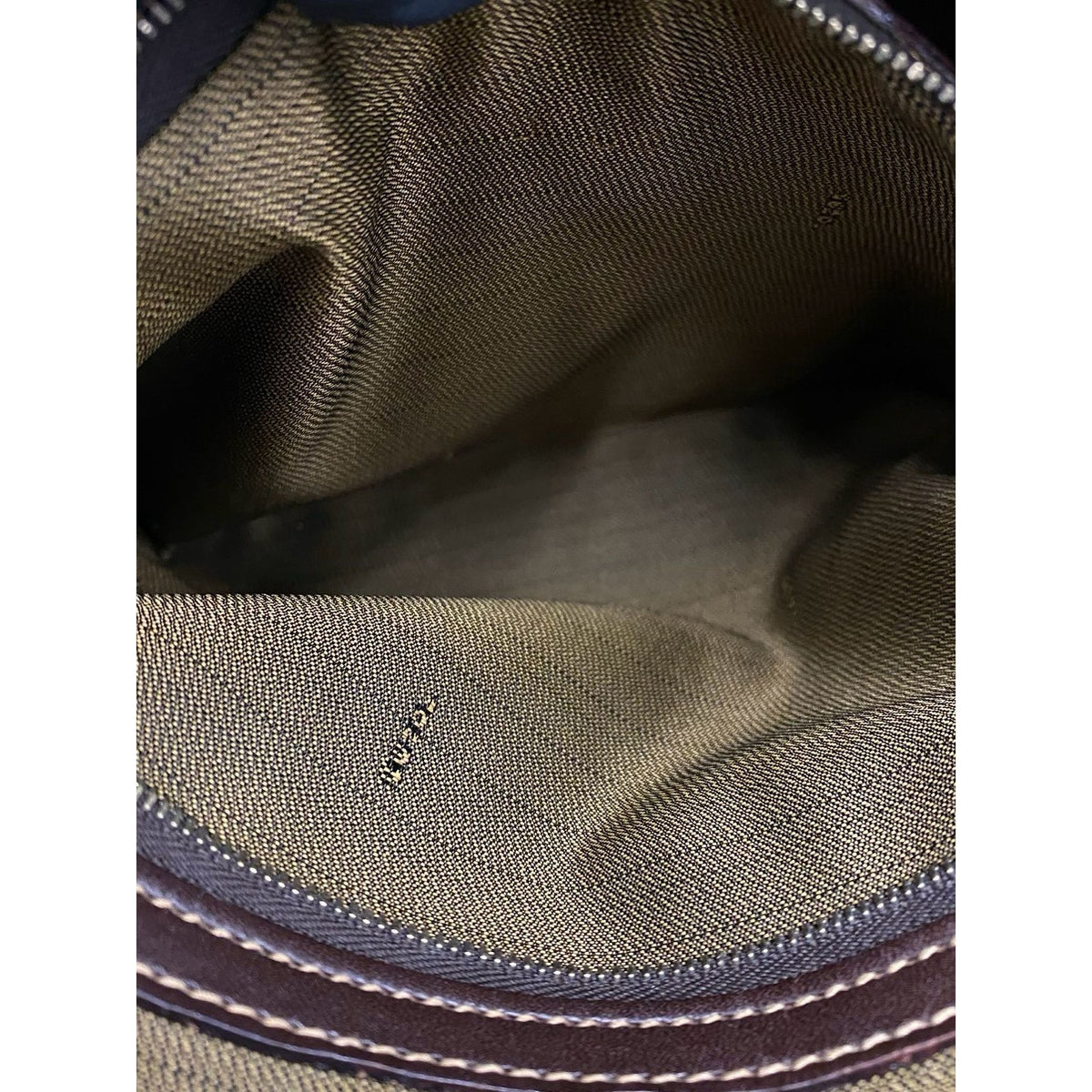 Fendi Zucca Canvas Tote — Brown