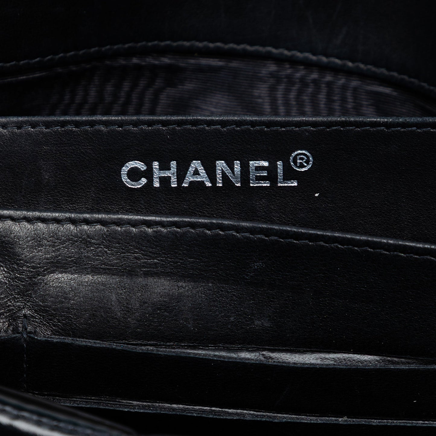 Chanel CC Chocolate Bar Patent Clutch on Chain