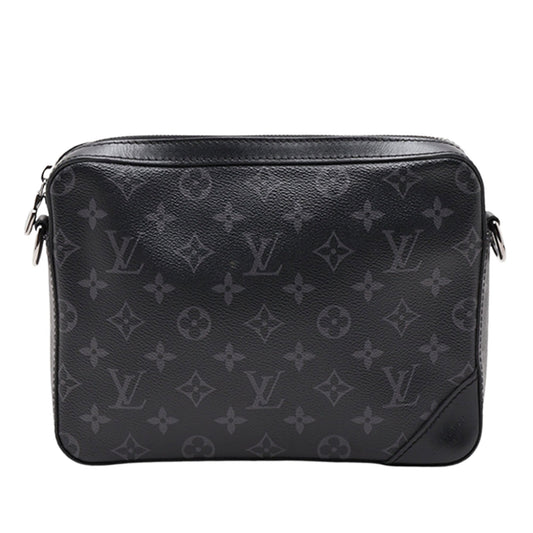 Louis Vuitton Monogram Eclipse Trio Messenger — Black
