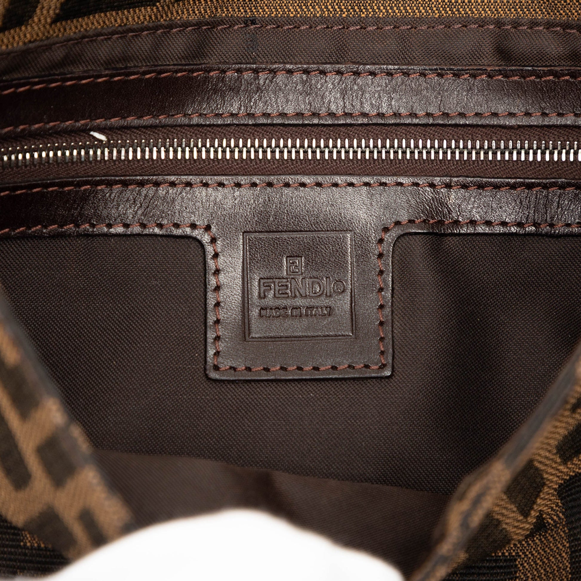 Fendi Zucca Canvas Baguette