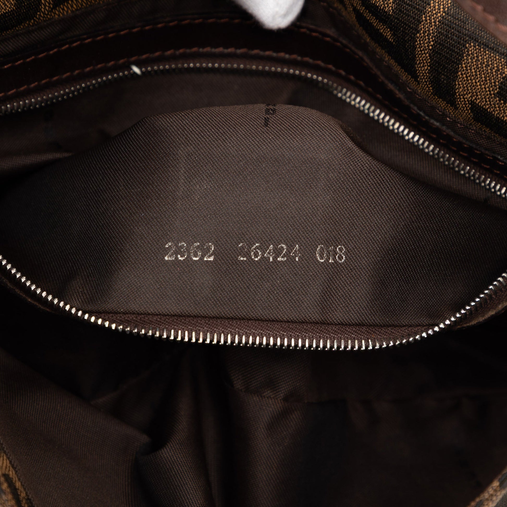 Fendi Zucca Canvas Baguette