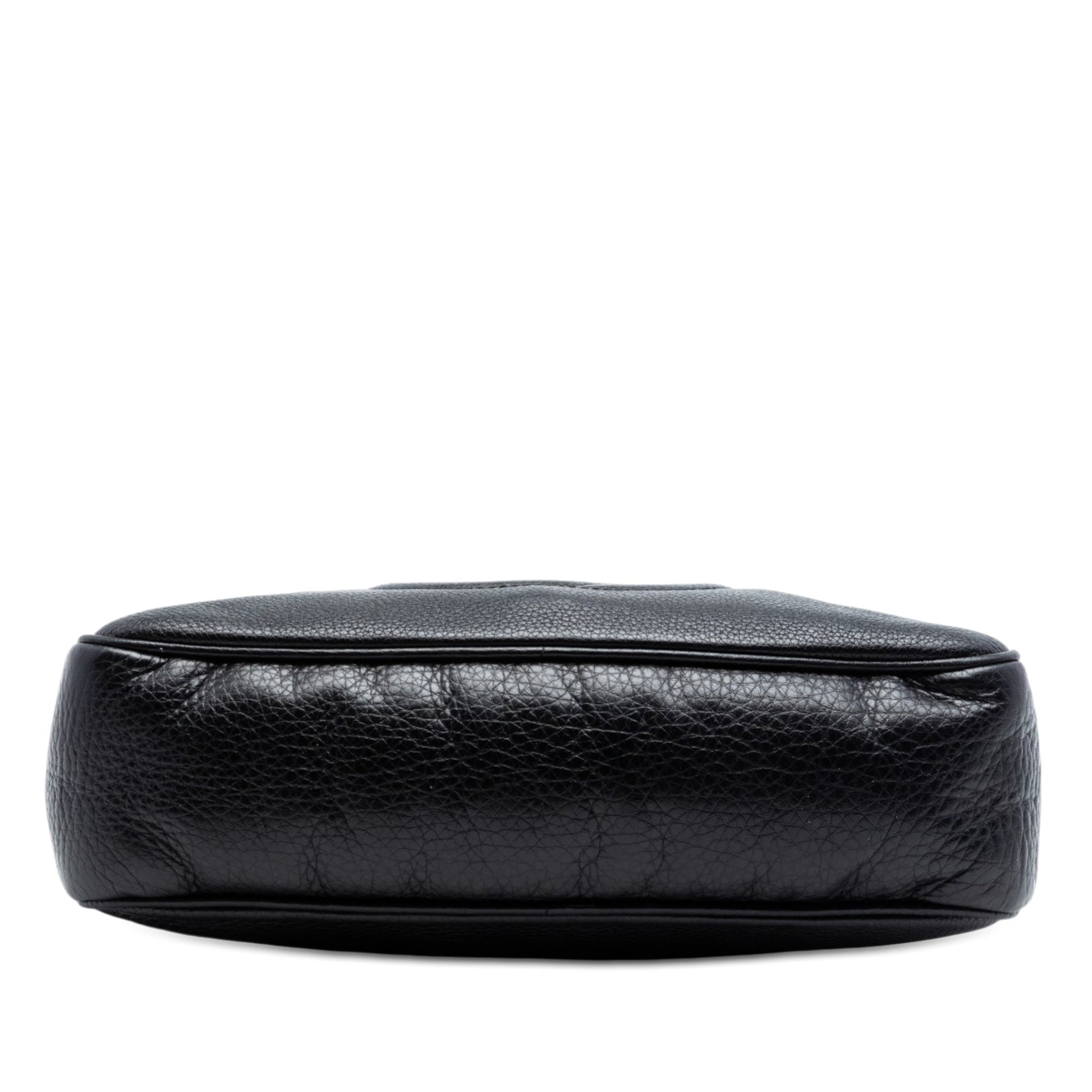 Gucci Pebbled Calfskin Soho Chain Zip Shoulder Bag