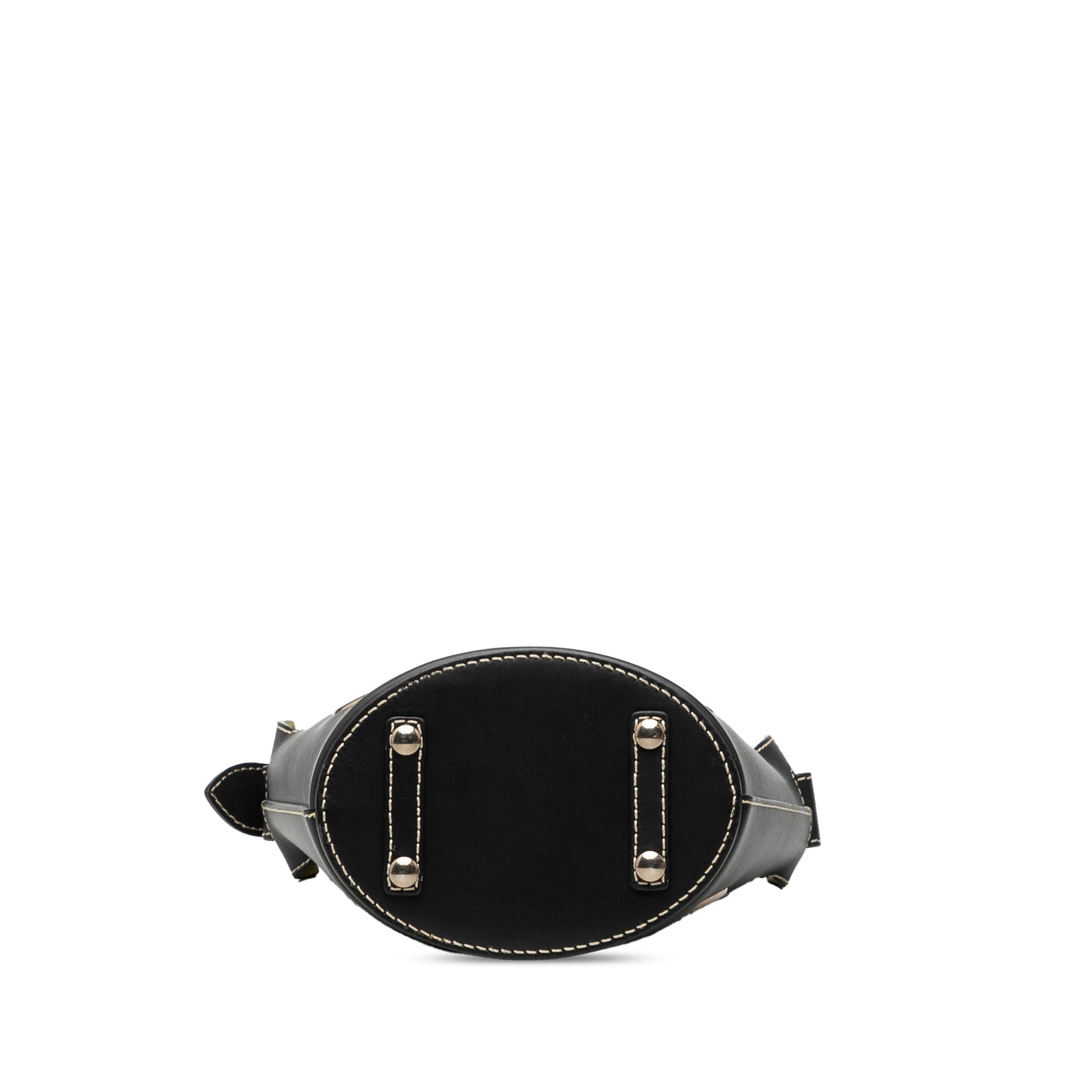 Burberry Mini Leather Grommet Bucket Bag