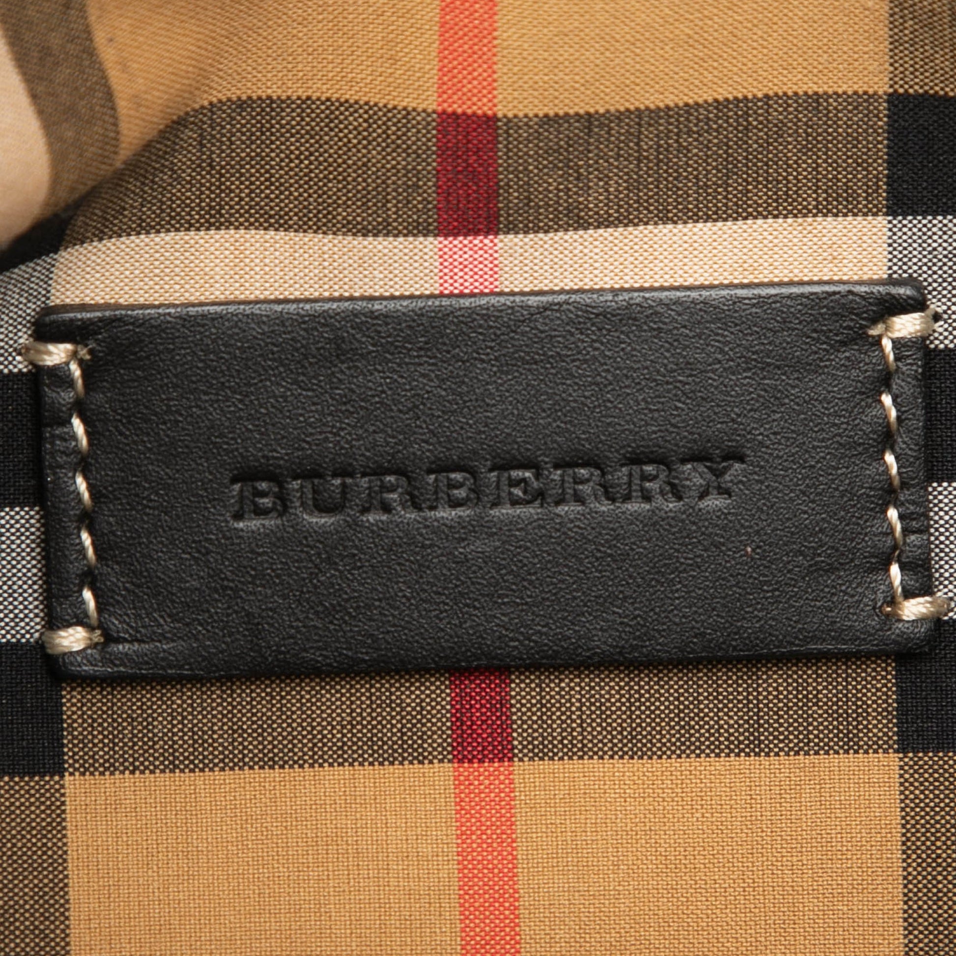 Burberry Mini Leather Grommet Bucket Bag