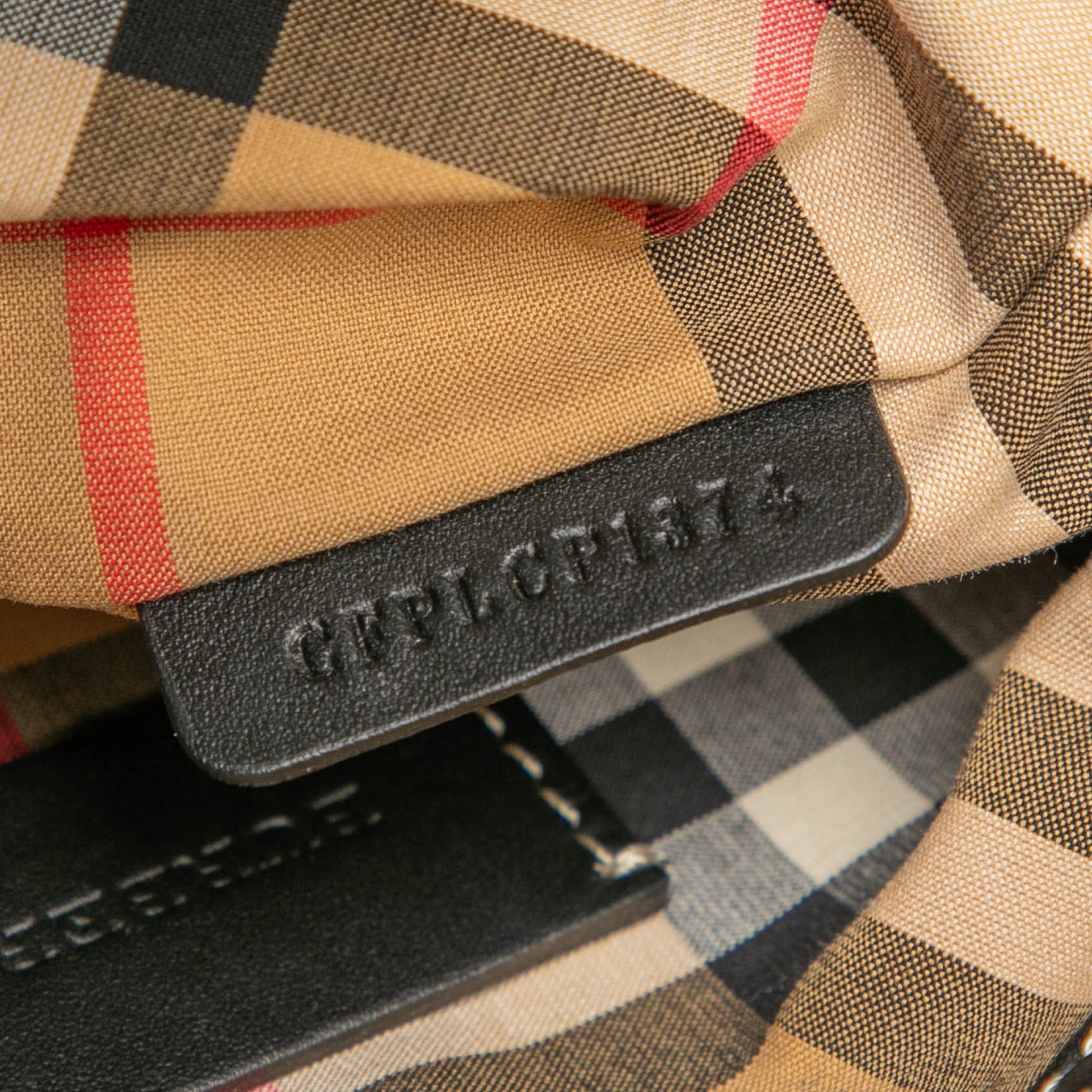 Burberry Mini Leather Grommet Bucket Bag