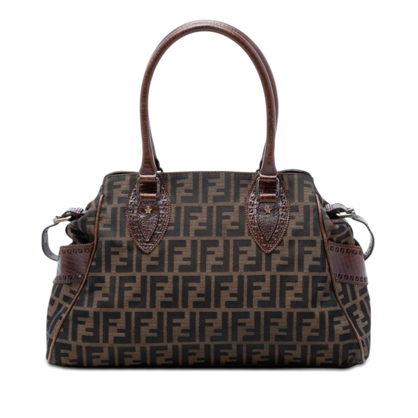Fendi Zucca Canvas Etniko Handbag