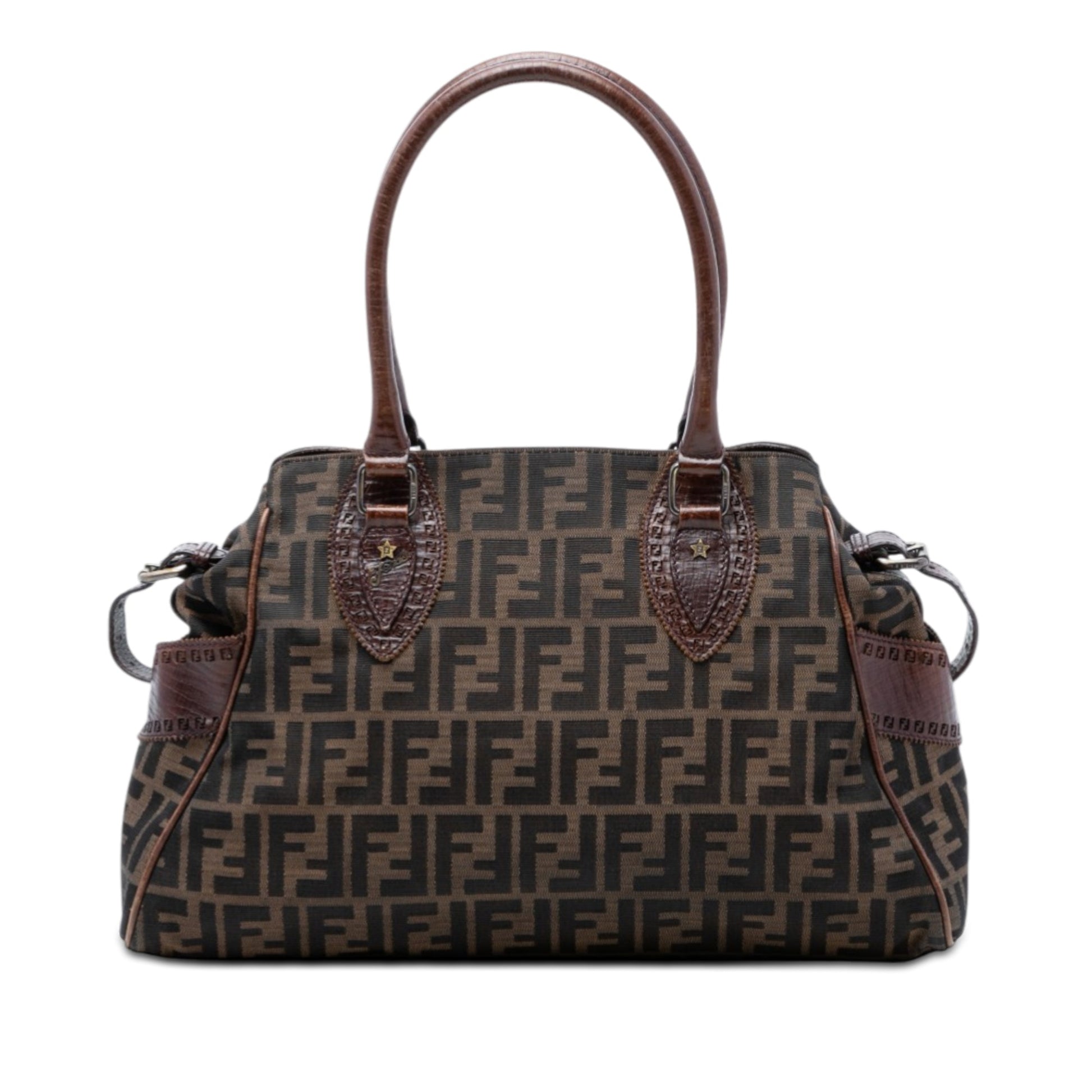 Fendi Zucca Canvas Etniko Handbag