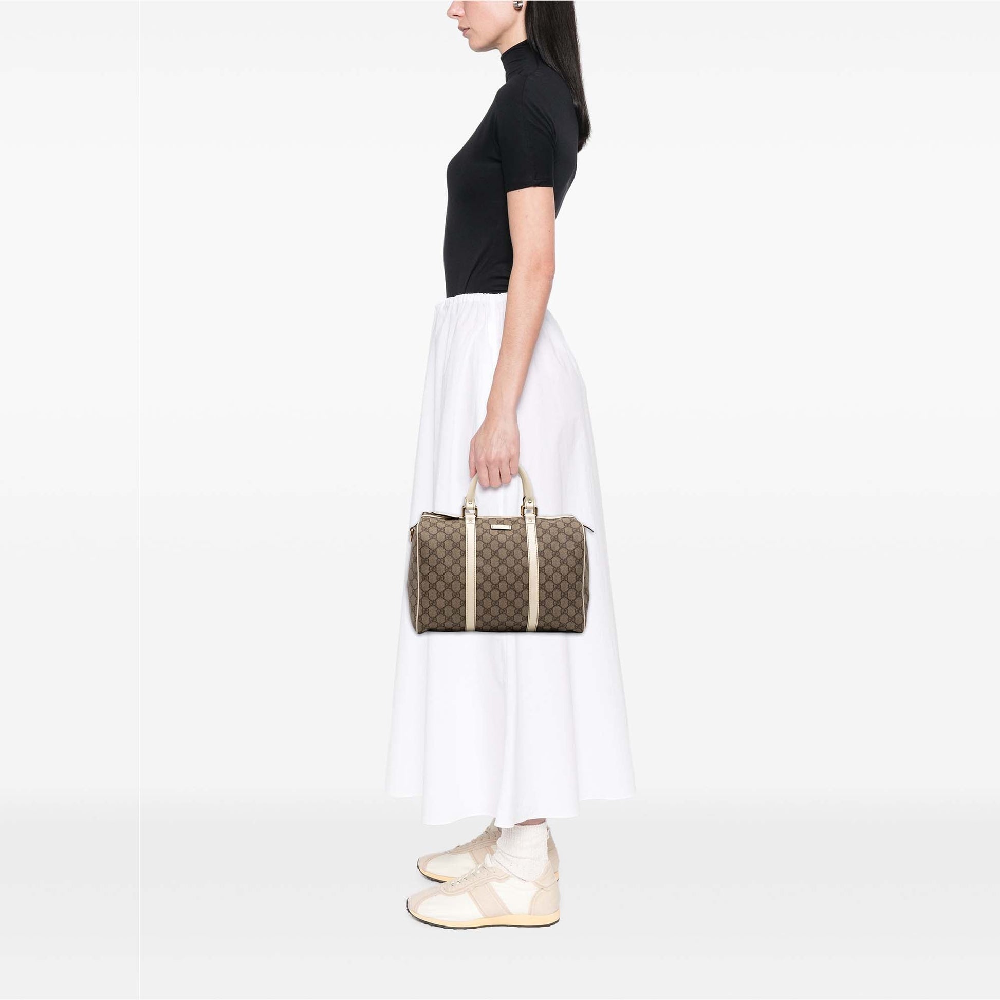 Gucci Medium GG Supreme Joy Boston Bag