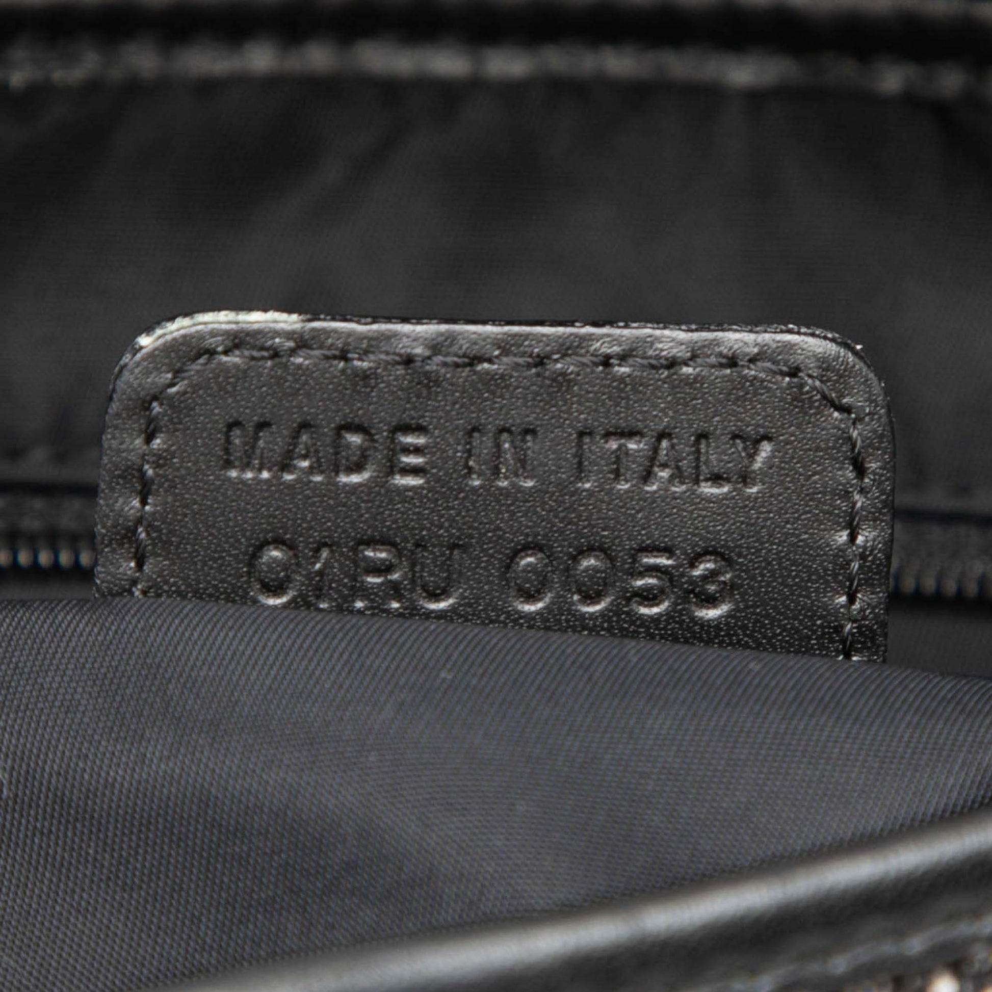 Dior Diorissimo Canvas Double Saddle Bag