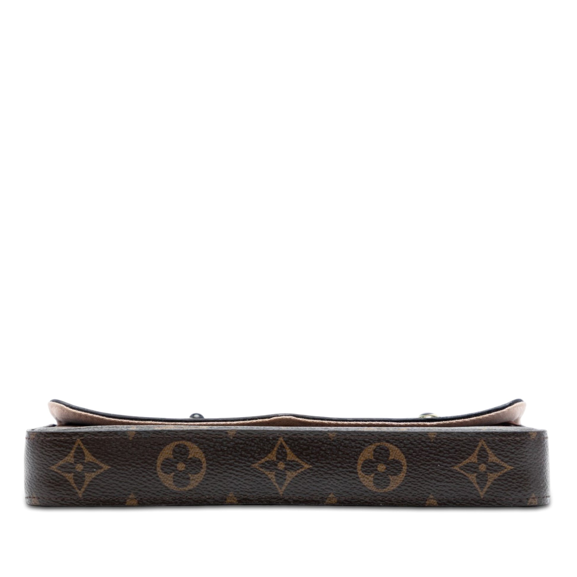 Louis Vuitton Monogram Pochette Felicie Valentine Dog