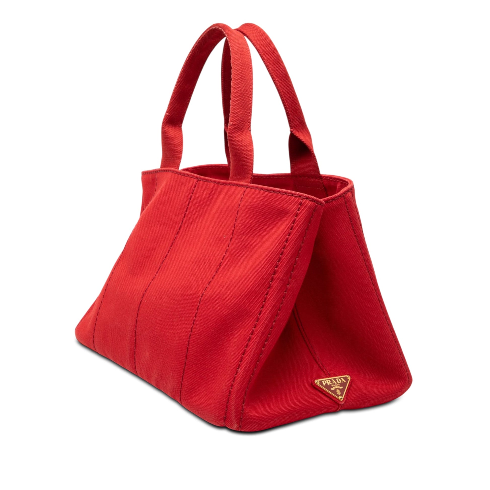 Prada Canvas Canapa Logo Satchel