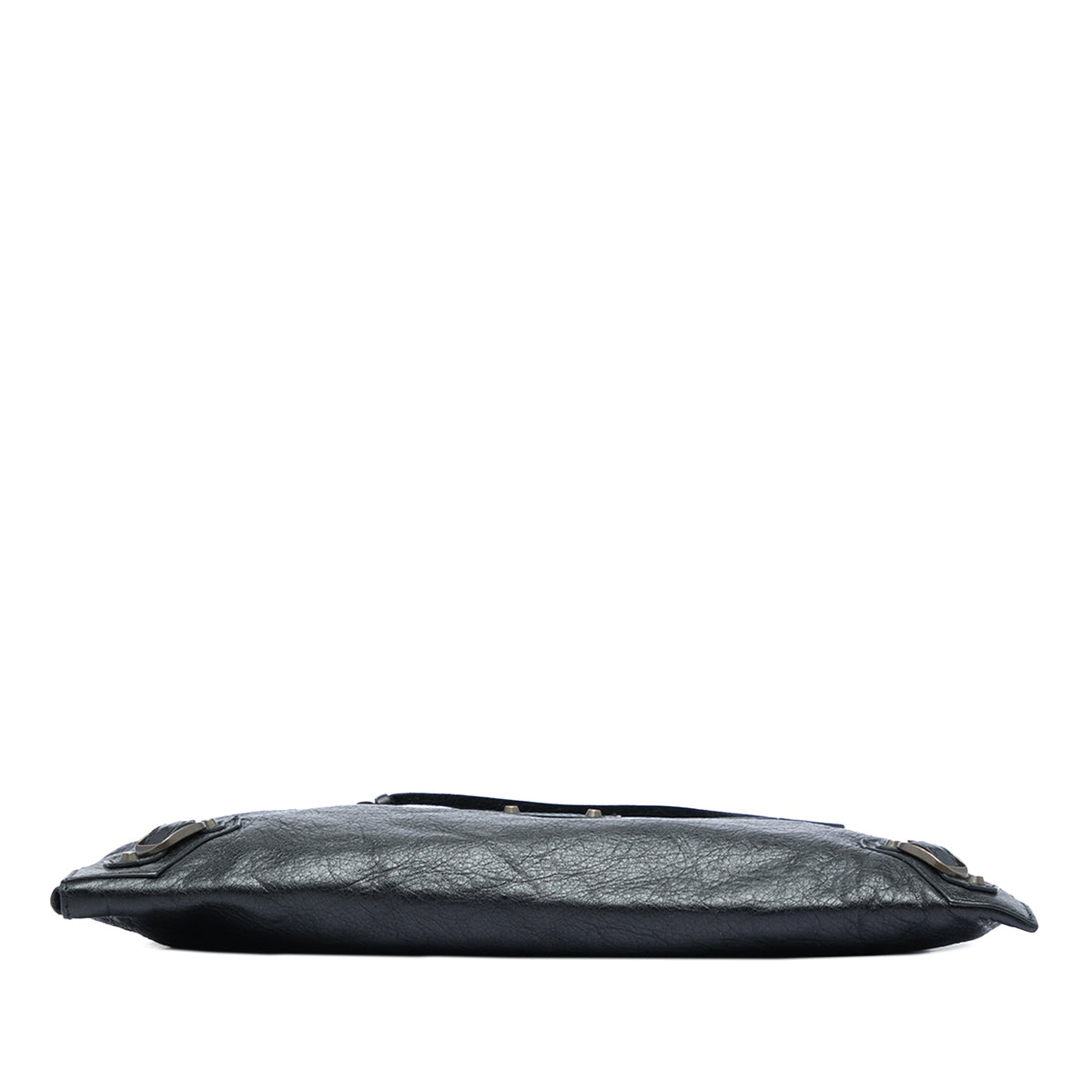 Balenciaga Lambskin Motocross Classic Flat Clutch