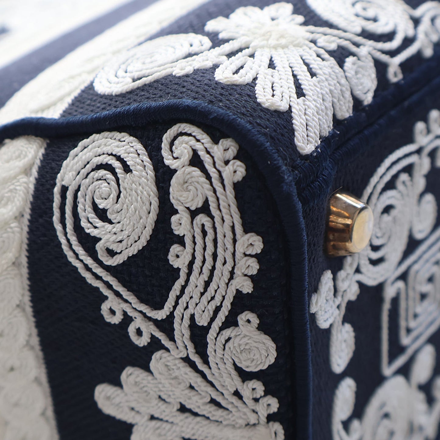 Dior Medium Embroidered Canvas Cornely Lady D Lite