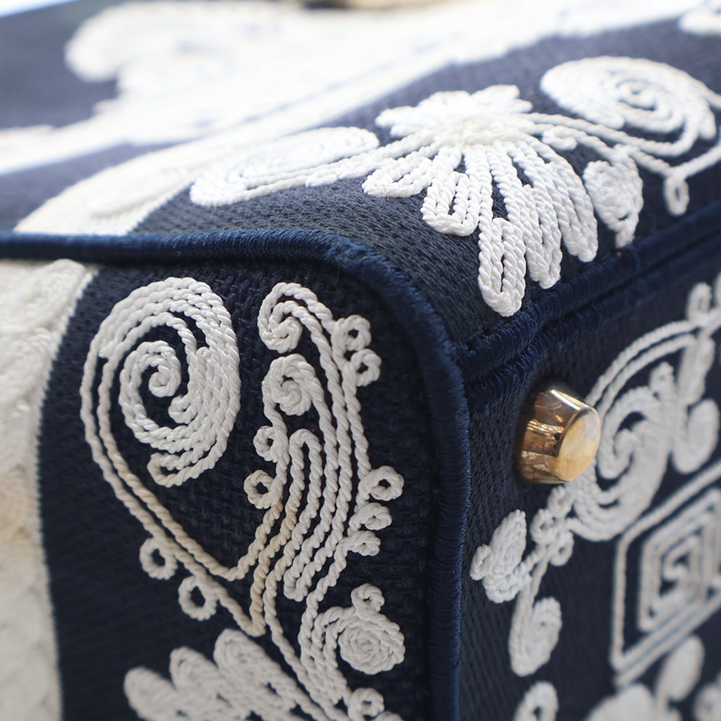 Dior Medium Embroidered Canvas Cornely Lady D Lite