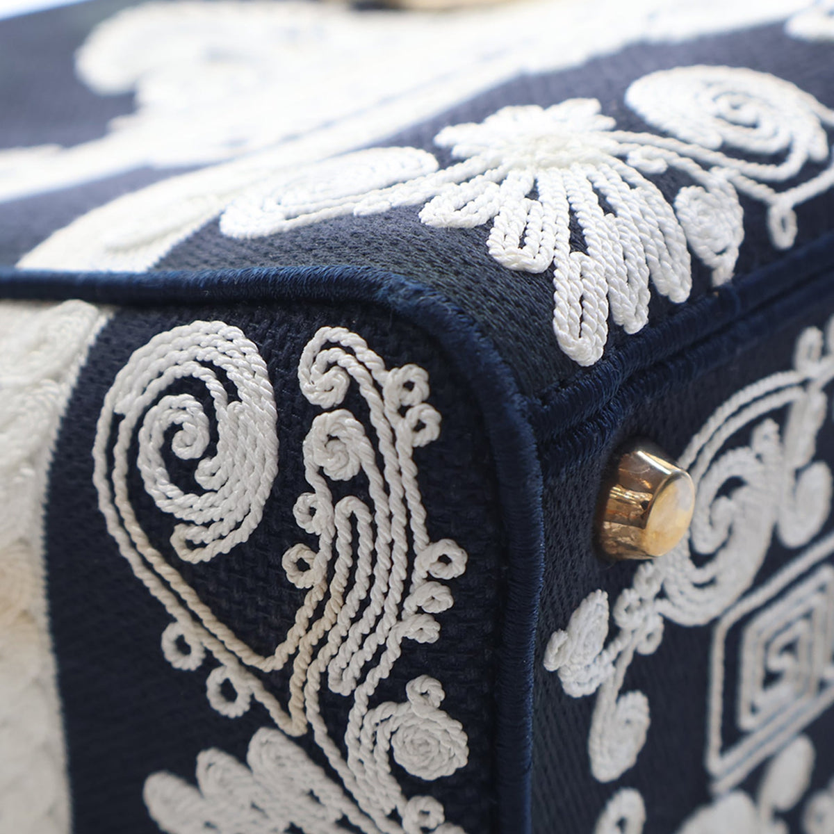 Dior Medium Embroidered Canvas Cornely Lady D Lite