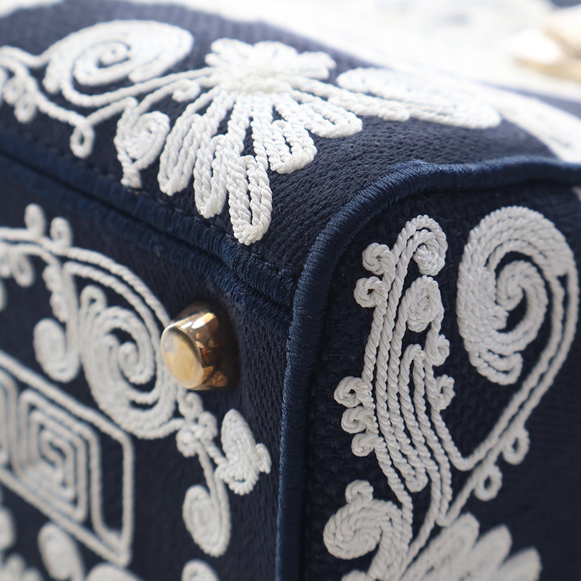 Dior Medium Embroidered Canvas Cornely Lady D Lite